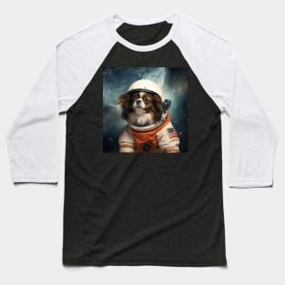 Astro Dog - Japanese Chin Baseball T-Shirt